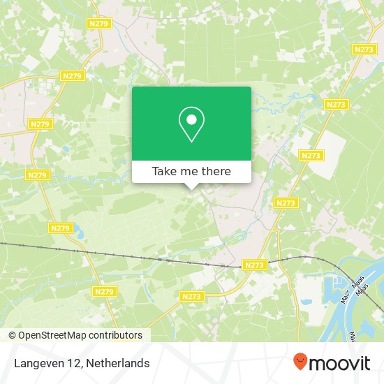 Langeven 12, 6081 NR Haelen map