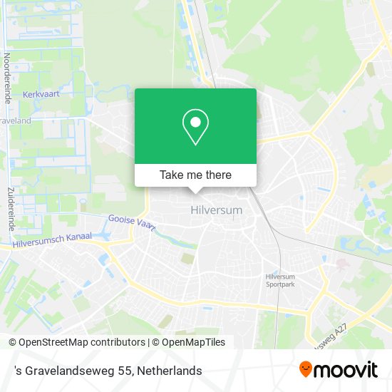 's Gravelandseweg 55 map