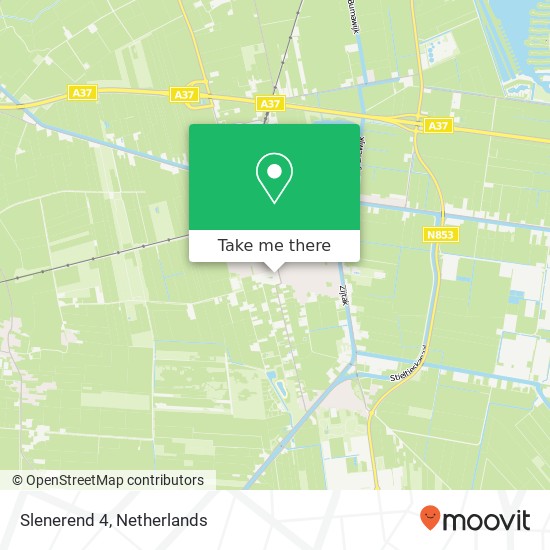 Slenerend 4, 7844 MB Veenoord Karte