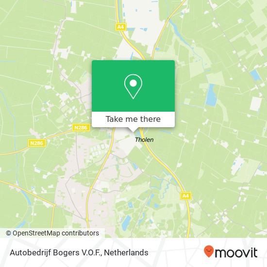 Autobedrijf Bogers V.O.F., Steenspil 36 map