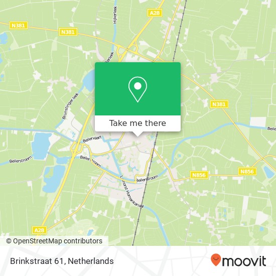 Brinkstraat 61, 9411 KL Beilen map