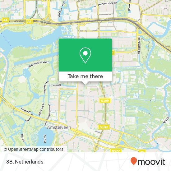 8B, 8B, Goereesepad 127, 1181 EP Amstelveen, Nederland map