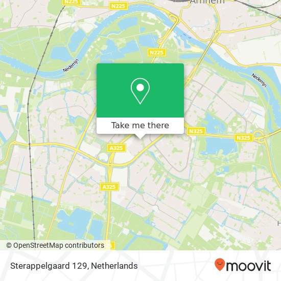 Sterappelgaard 129, 6831 AM Arnhem map