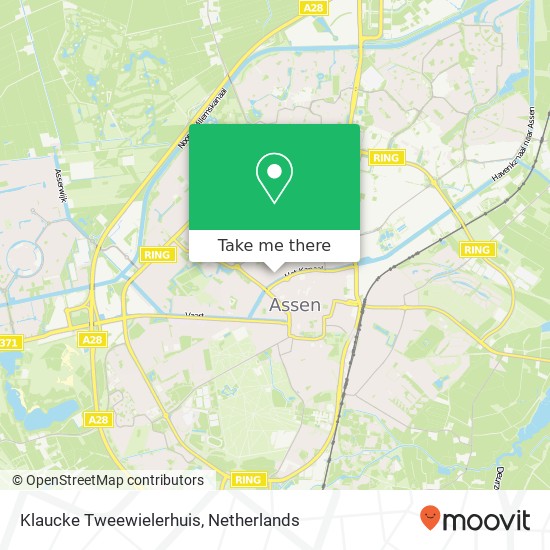 Klaucke Tweewielerhuis, Venestraat 93 9402 GK Assen map