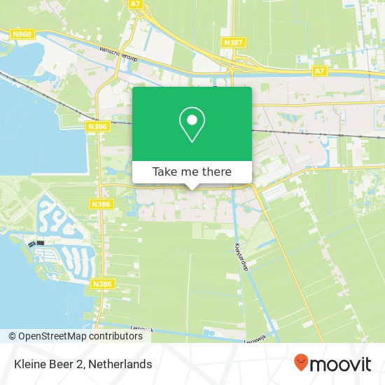 Kleine Beer 2, 9602 MK Hoogezand map