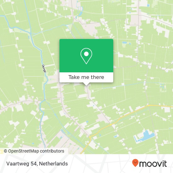 Vaartweg 54, 5109 RD 's Gravenmoer Karte