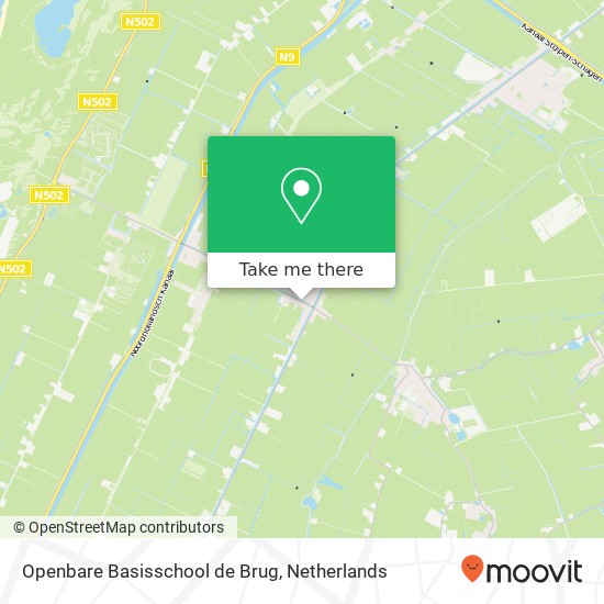 Openbare Basisschool de Brug, Sint Maartensweg 68 map