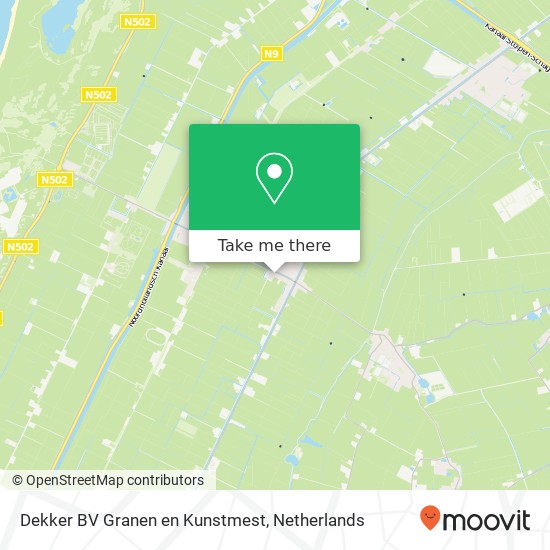 Dekker BV Granen en Kunstmest, Sint Maartensweg 48 map