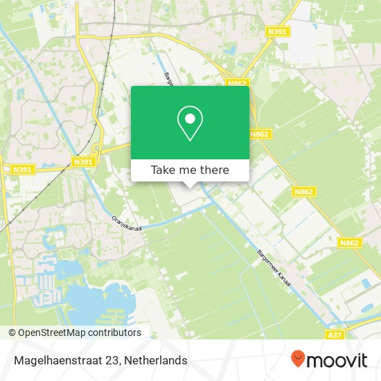 Magelhaenstraat 23, Magelhaenstraat 23, 7825 VL Emmen, Nederland Karte