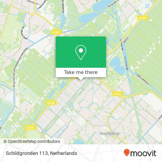 Schildgronden 113, 2134 ZV Hoofddorp map