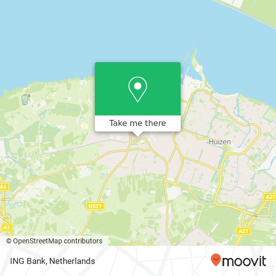 ING Bank, De Ruyterstraat 1 Karte