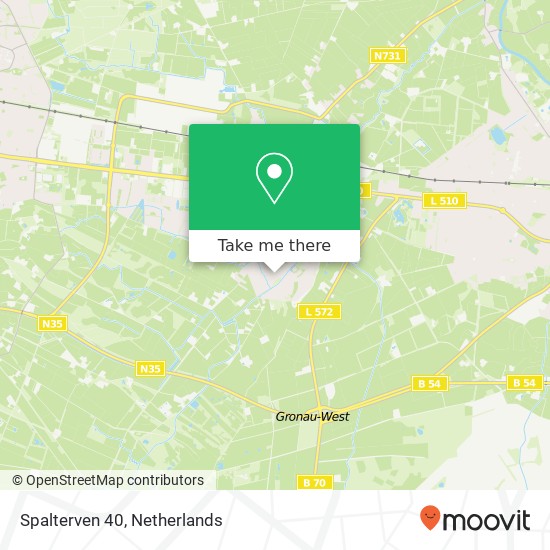 Spalterven 40, 7534 NA Glanerbrug map