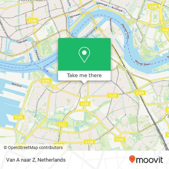 Van A naar Z map