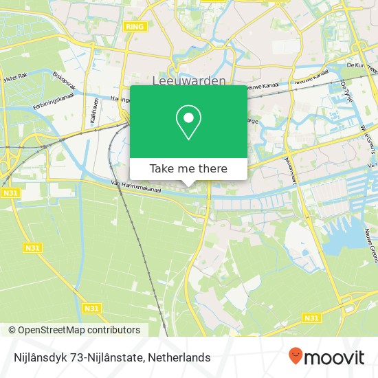 Nijlânsdyk 73-Nijlânstate, Nijlânsdyk 73-Nijlânstate, 8931 EP Leeuwarden, Nederland map