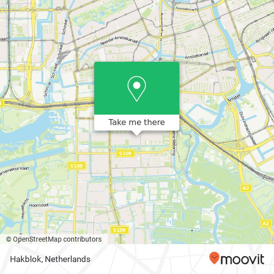 Hakblok, Gelderlandplein 39 map