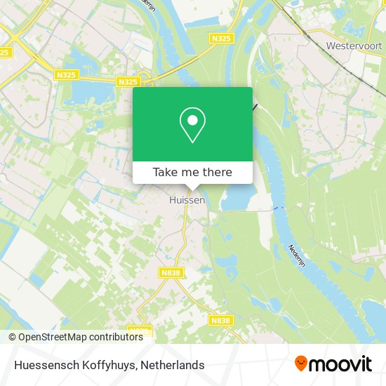 Huessensch Koffyhuys map