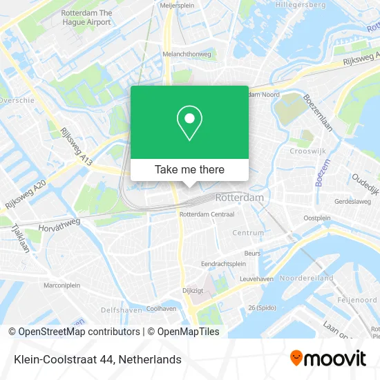 Klein-Coolstraat 44 map