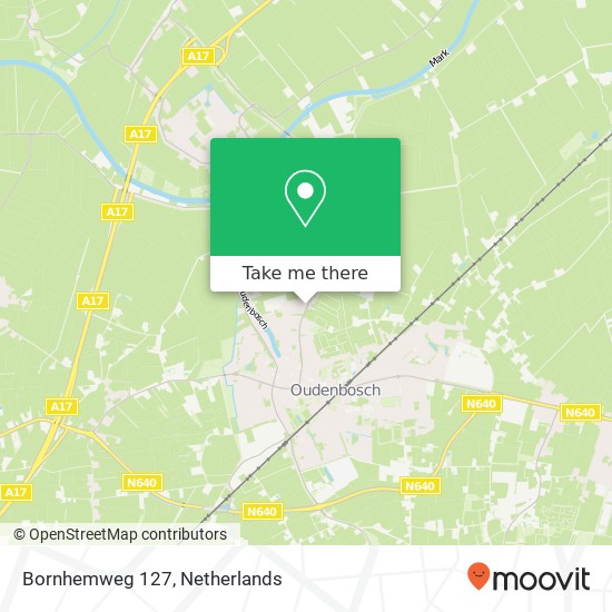 Bornhemweg 127, Bornhemweg 127, 4731 TE Oudenbosch, Nederland map