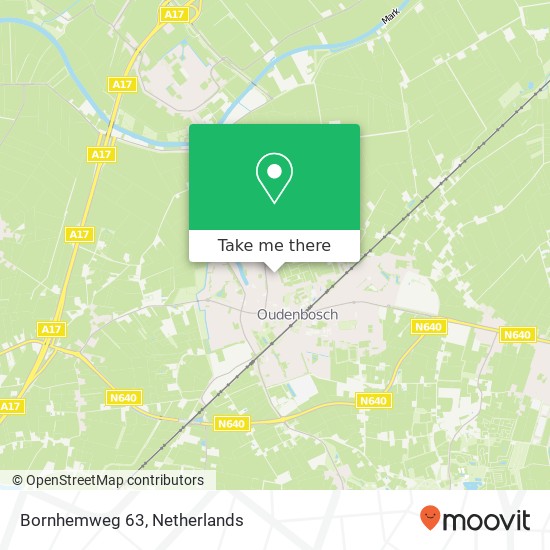 Bornhemweg 63, 4731 KB Oudenbosch Karte
