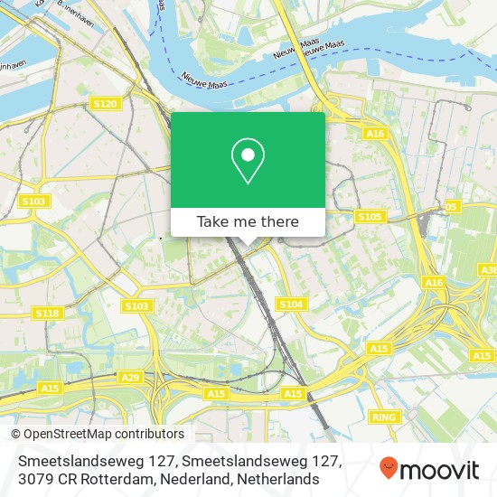 Smeetslandseweg 127, Smeetslandseweg 127, 3079 CR Rotterdam, Nederland map