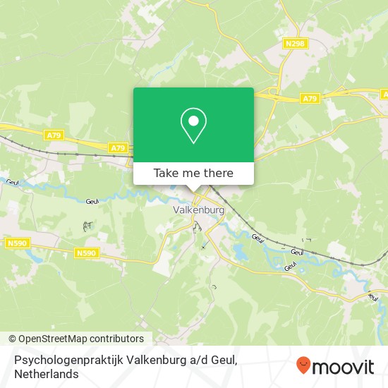 Psychologenpraktijk Valkenburg a / d Geul, Geneindestraat 23 map