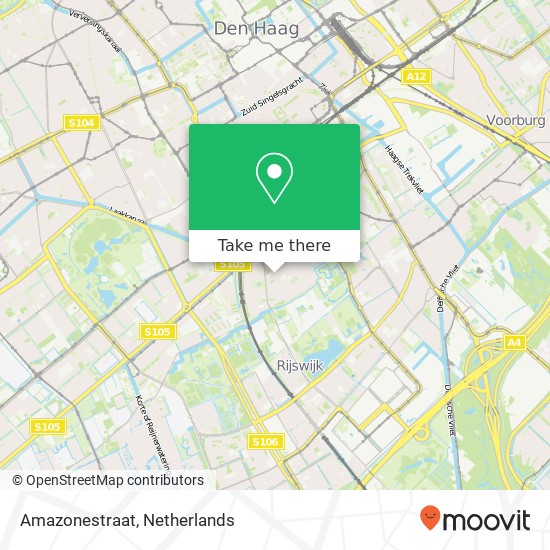 Amazonestraat, 2524 HW Den Haag Karte