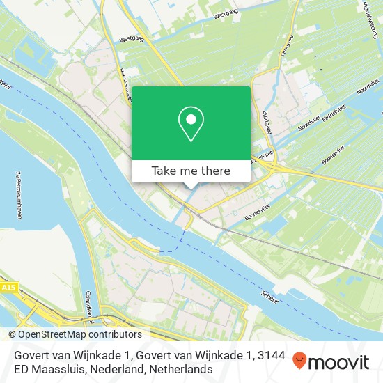 Govert van Wijnkade 1, Govert van Wijnkade 1, 3144 ED Maassluis, Nederland map