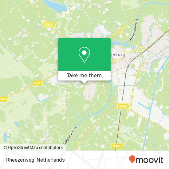Rheezerweg, 7771 Hardenberg map