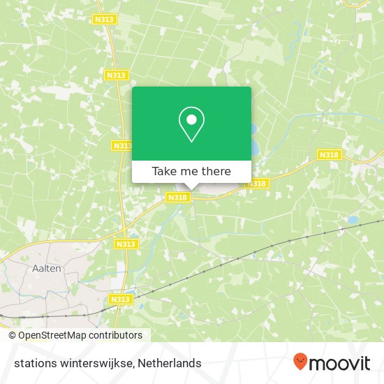 stations winterswijkse, 7121 Aalten Karte