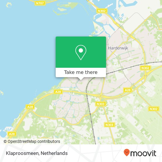 Klaproosmeen, 3844 HX Harderwijk map