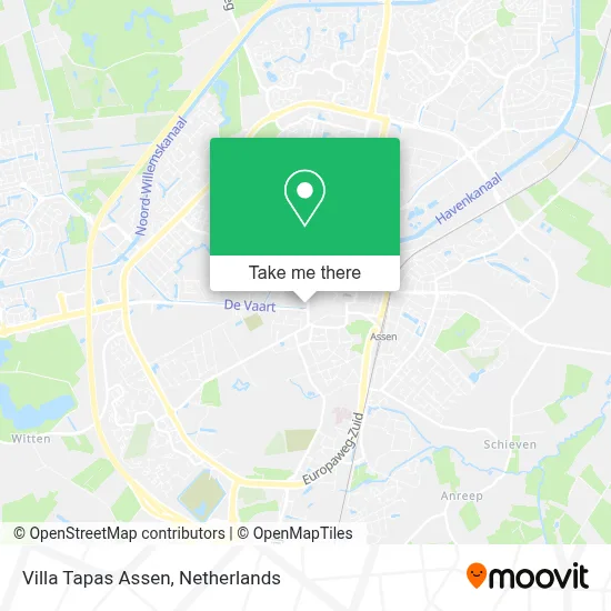 Villa Tapas Assen map