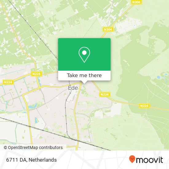 6711 DA, 6711 DA Ede, Nederland map