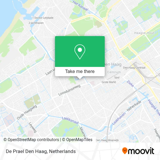 De Prael Den Haag map