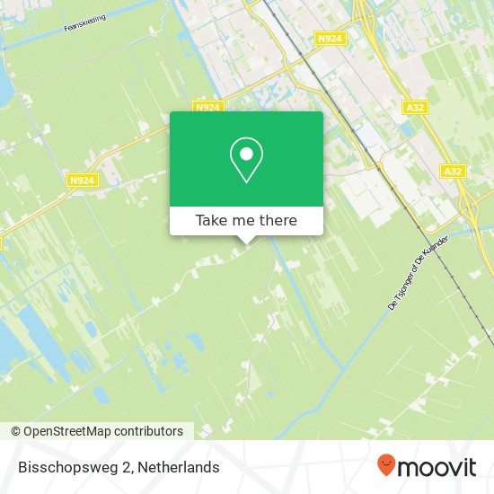 Bisschopsweg 2, 8462 TA Rotstergaast map