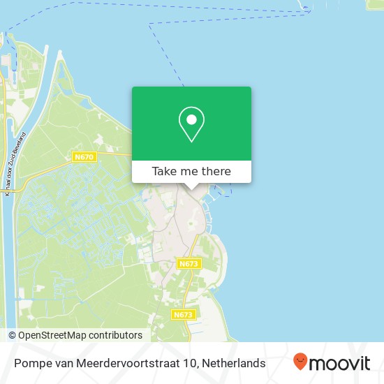 Pompe van Meerdervoortstraat 10, 4401 KE Yerseke Karte