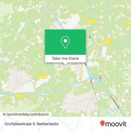 Orchideestraat 9, 5741 XP Beek en Donk map