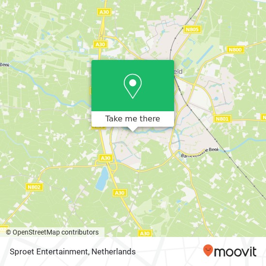Sproet Entertainment map