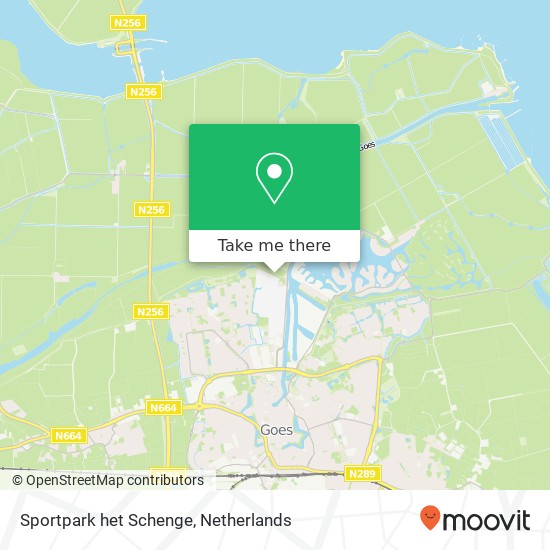Sportpark het Schenge, 4463 Goes map