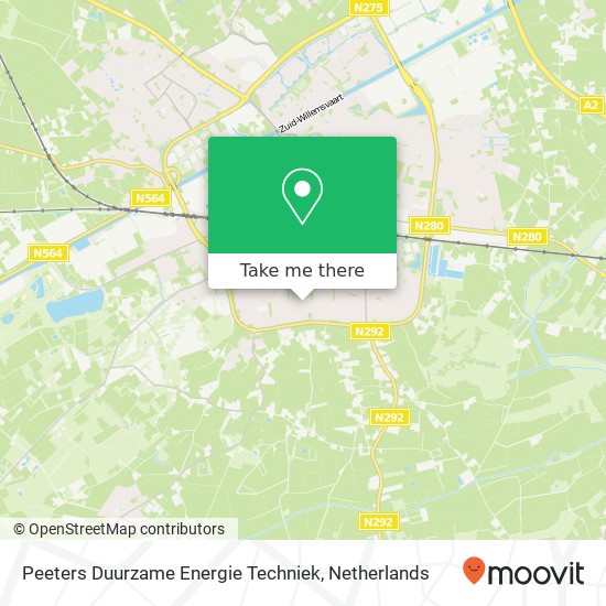 Peeters Duurzame Energie Techniek, Mauritsstraat 14 map