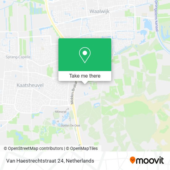 Van Haestrechtstraat 24 Karte