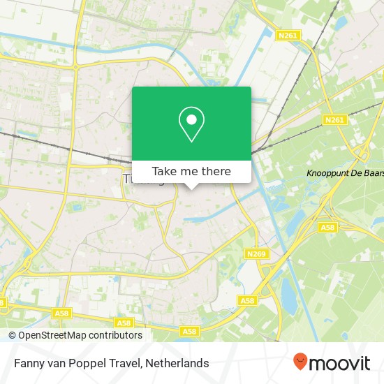 Fanny van Poppel Travel Karte