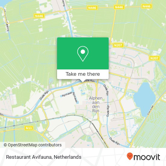 Restaurant Avifauna, Hoorn 65X map