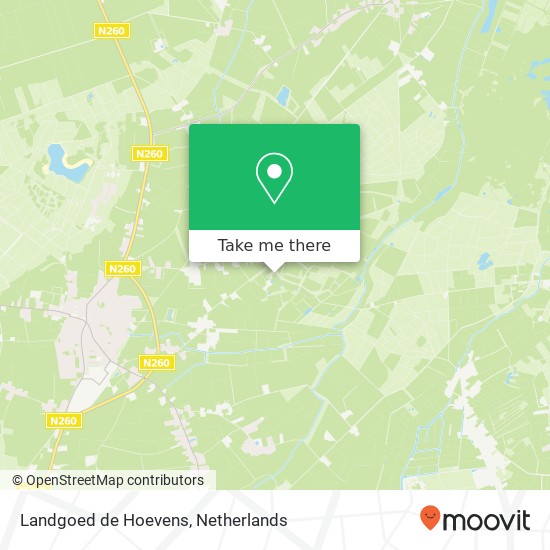 Landgoed de Hoevens map