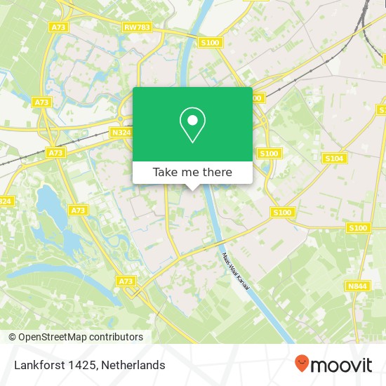 Lankforst 1425, 6538 JA Nijmegen Karte