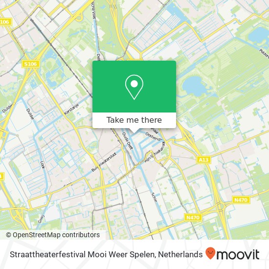 Straattheaterfestival Mooi Weer Spelen map