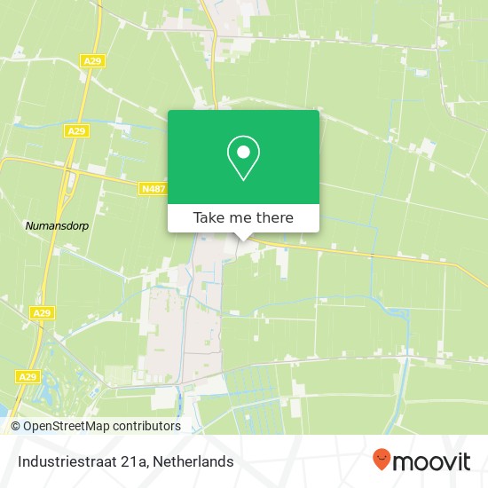 Industriestraat 21a, 3281 LB Numansdorp map