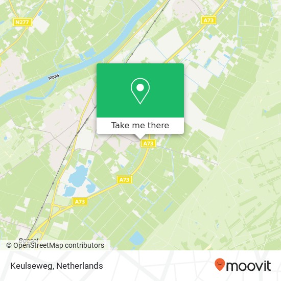 Keulseweg, 5953 LW Reuver Karte