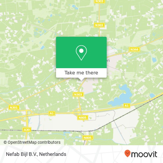 Nefab Bijl B.V., Baron van Nagellstraat 64 map