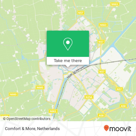 Comfort & More, Kalverstraat 1 map