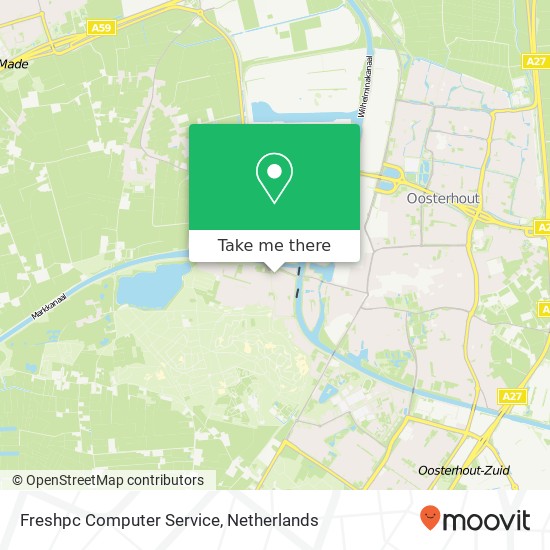 Freshpc Computer Service, Hofstedestraat 24 map
